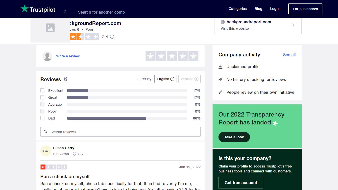 BackgroundReport.com Reviews | Read Customer Service Reviews of ...